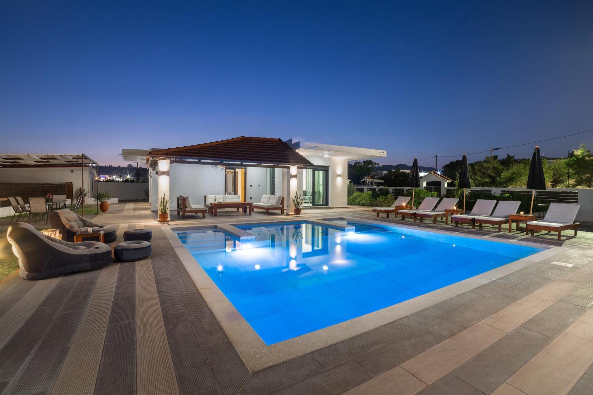 Elysian Villa Afantou Ngoại thất bức ảnh